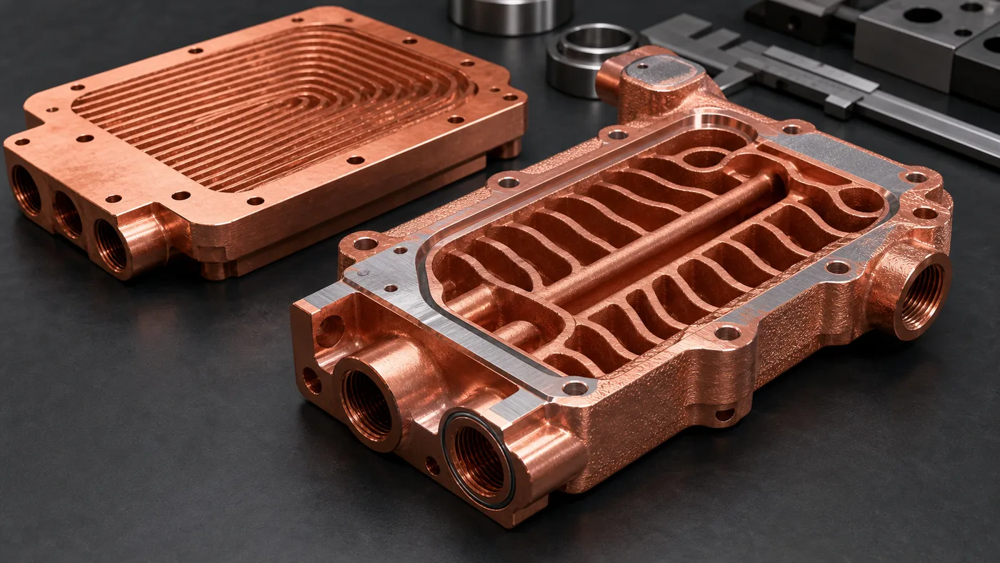 3D Printed Copper Heat Exchangers: Design Benefits and Manufacturing Limits