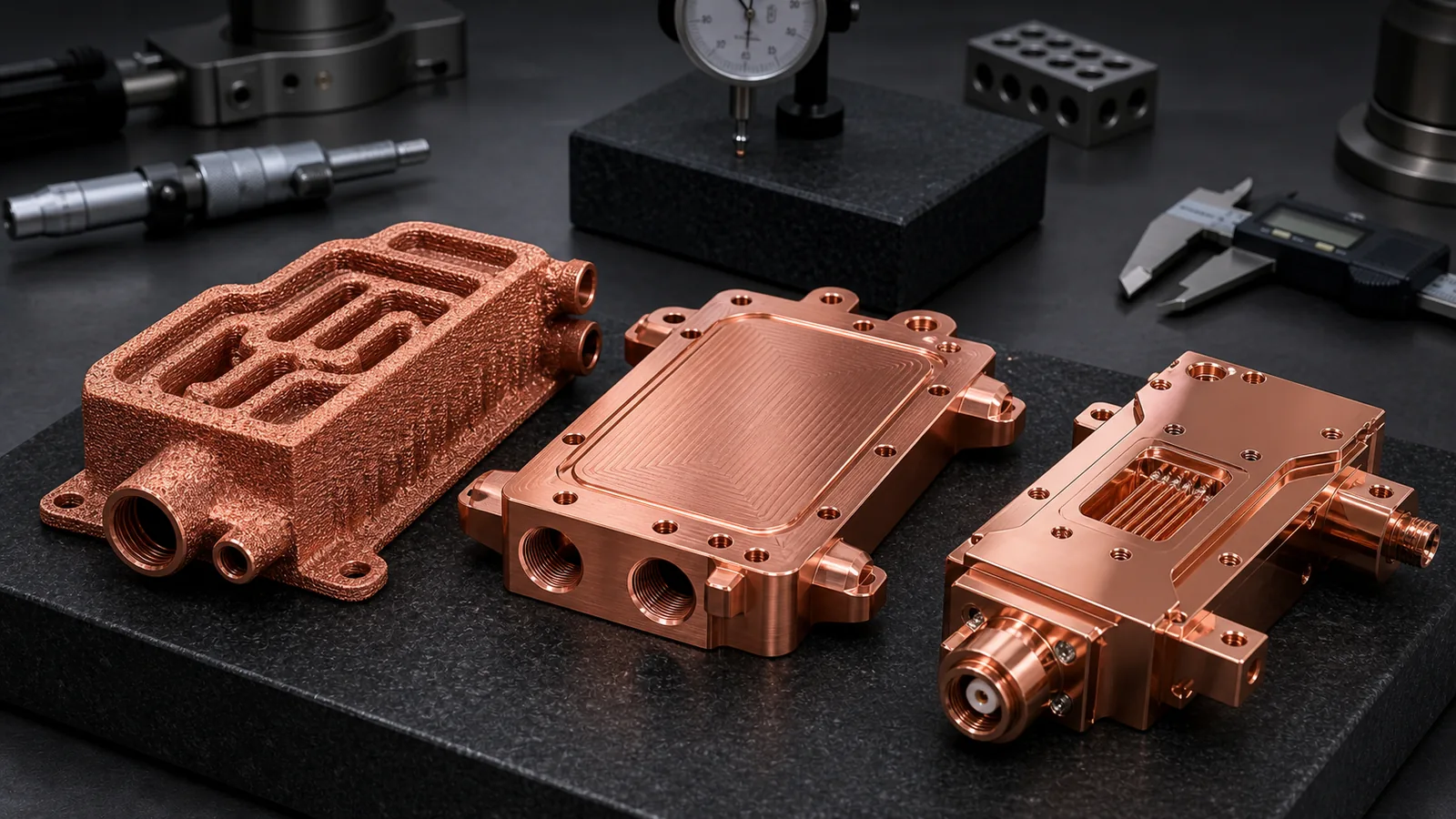 Copper 3D Printing Surface Finish: As-Built, Machined, and Polished Options