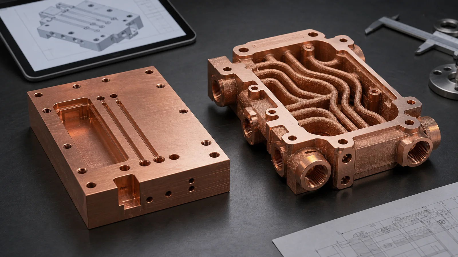 When Copper 3D Printing Is Better Than CNC Machining
