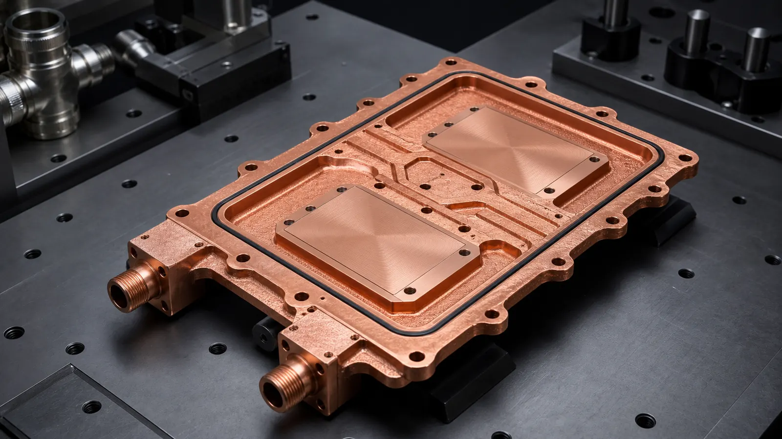 Copper AM Cold Plate Design Review for Dual-GPU AI Modules