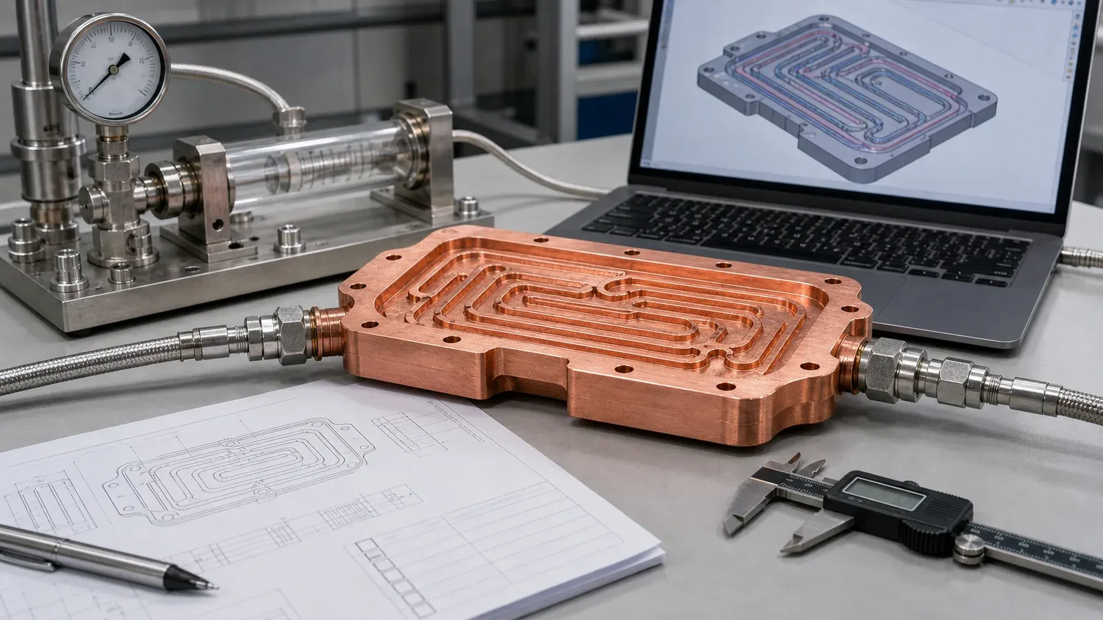 Copper AM Liquid Cooling Plate Design Guide | COPPER 3DP