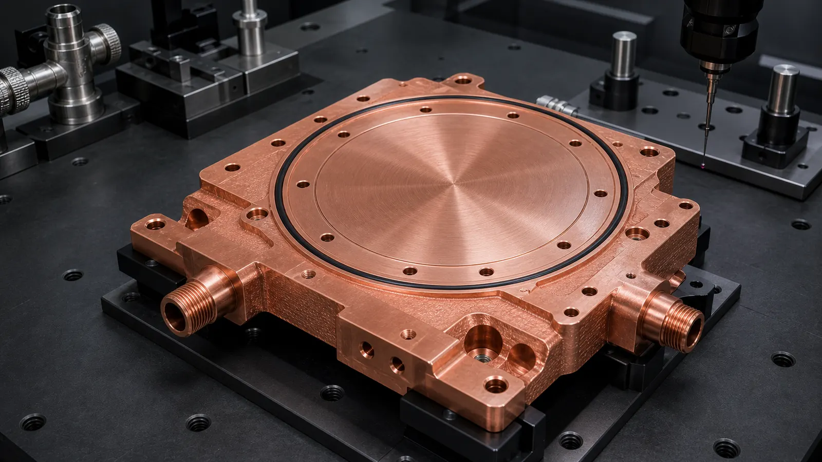 Copper Cooling Block Design Review for Semiconductor Wafer Equipment