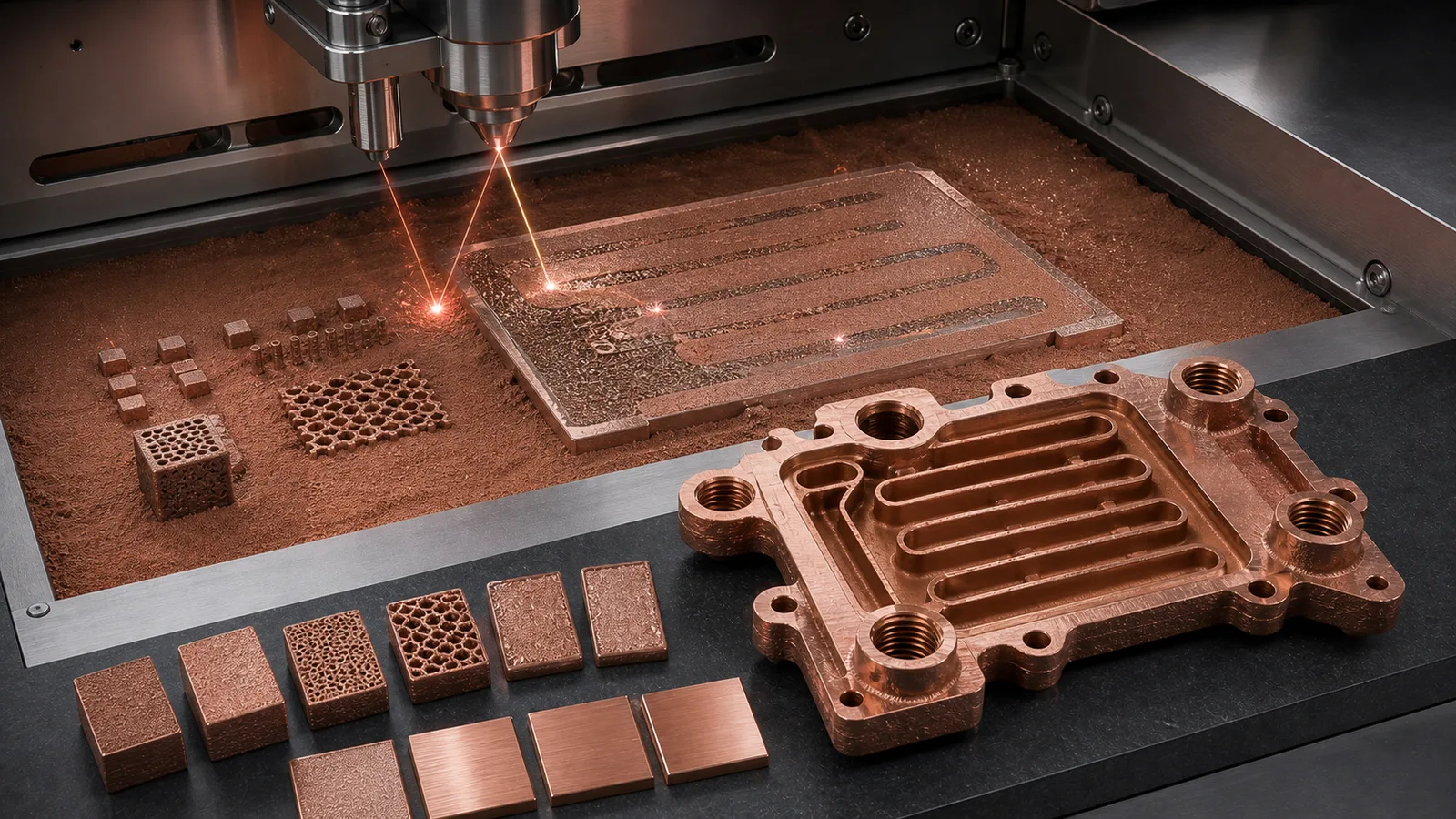 Why Copper Is Difficult to 3D Print with Standard Infrared Lasers
