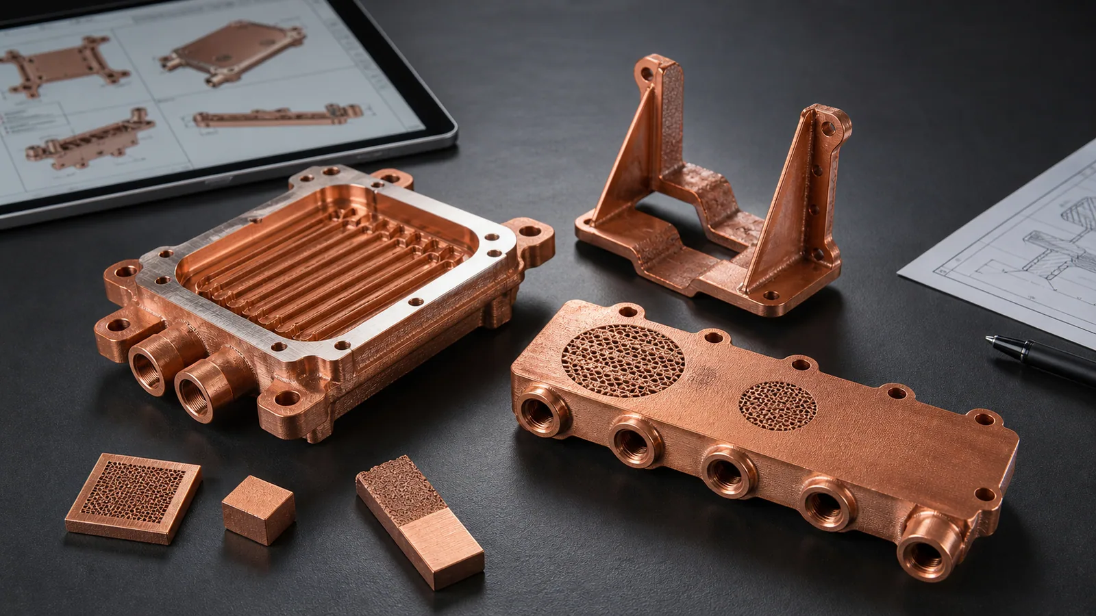 Design Rules for Copper Laser Powder Bed Fusion Parts