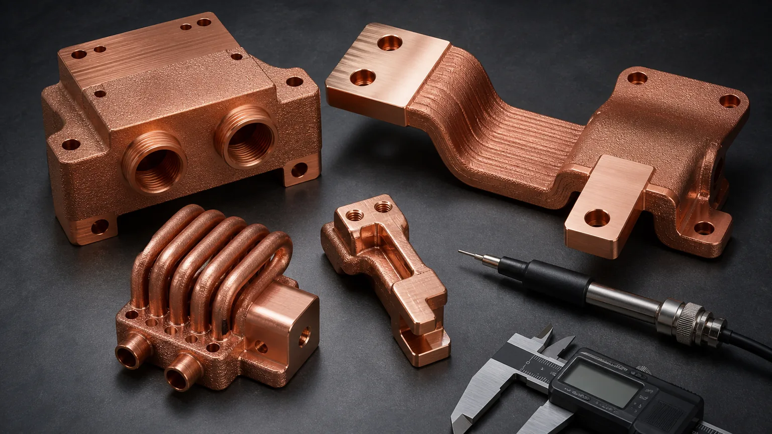 Electrical Conductivity in 3D Printed Copper Parts