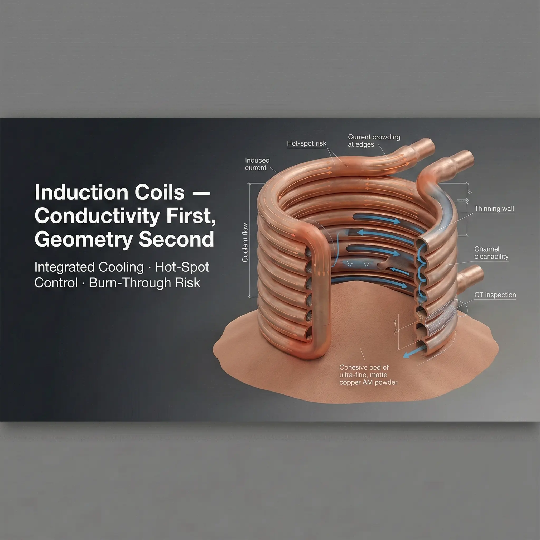 Copper induction coil material review