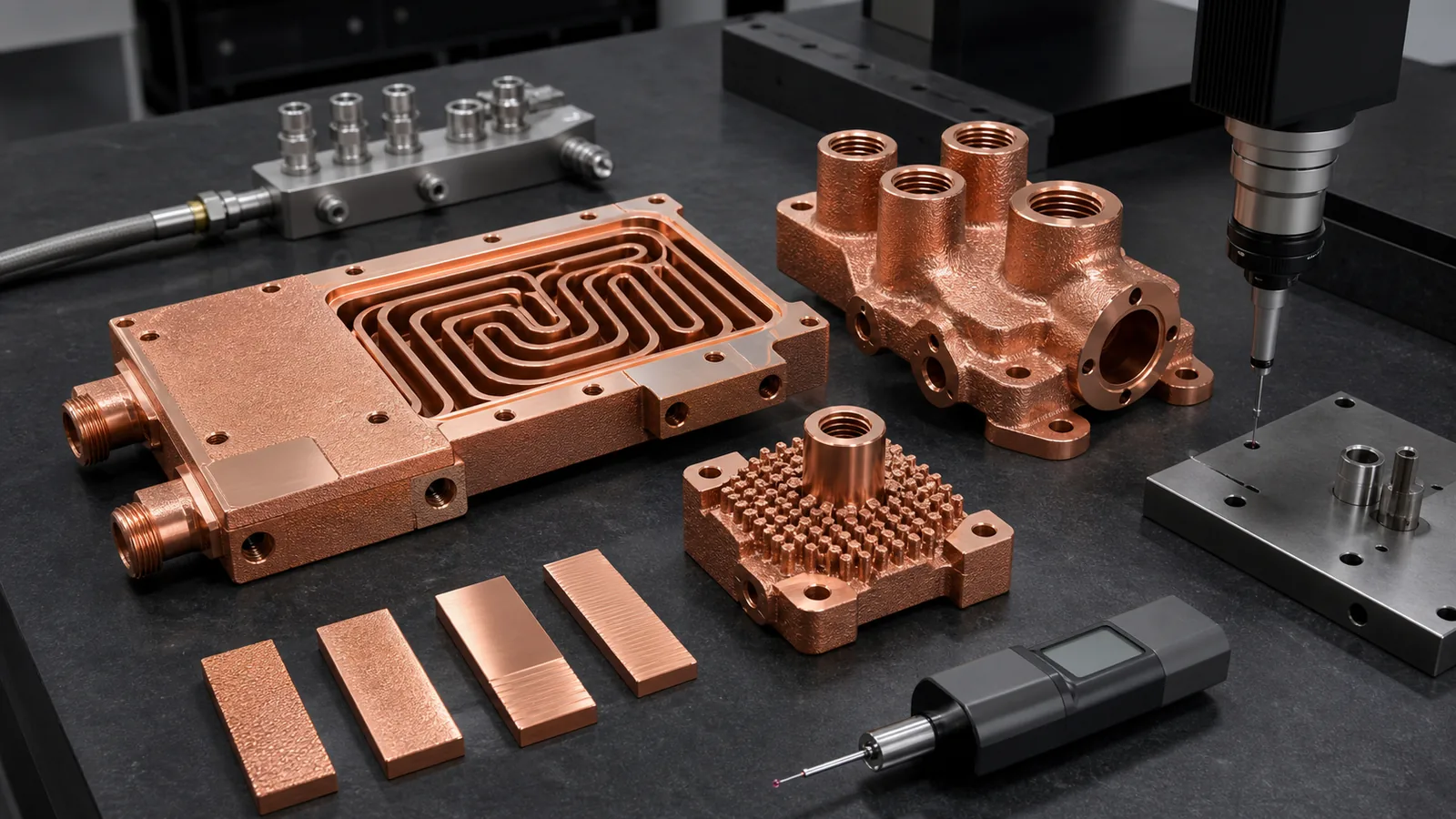 Post-Processing Methods for 3D Printed Copper Parts
