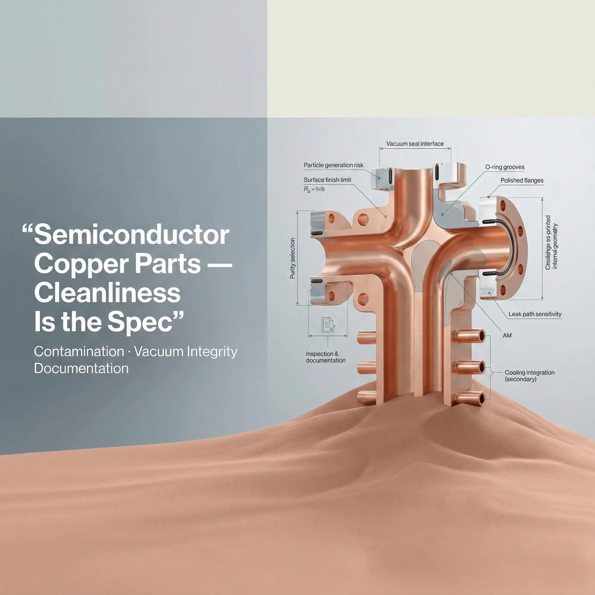 Copper AM Parts for Semiconductor Equipment | COPPER 3DP