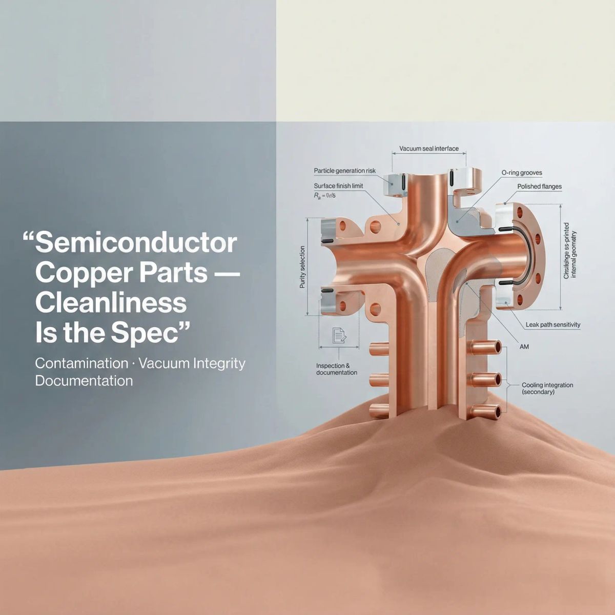 Copper AM Parts for Semiconductor Equipment | COPPER 3DP